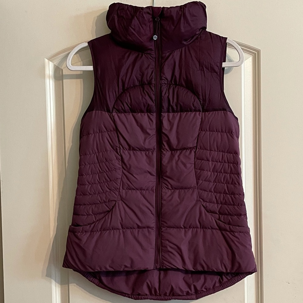 Lululemon Fluffin' Awesome Vest
Size 10 - PLUM!